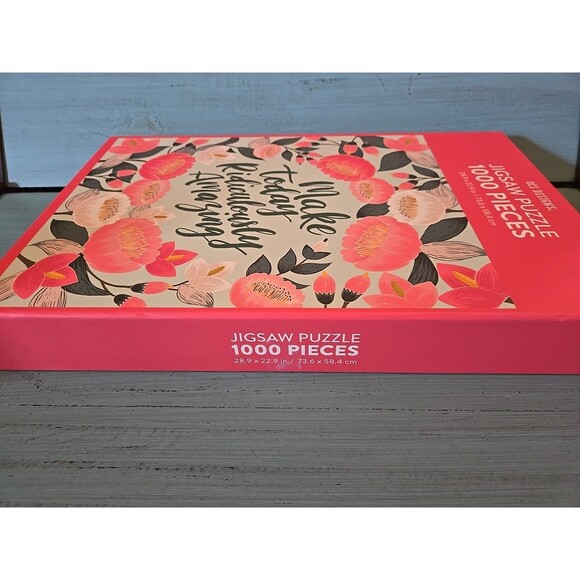 OCS Designs Jigsaw Puzzle 1000 Piece Flowers Make Today Ridiculously Amazing - Picture 3 of 6